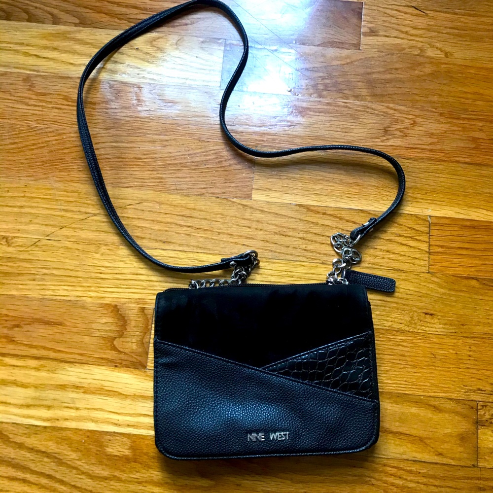 Nine West black crossbody